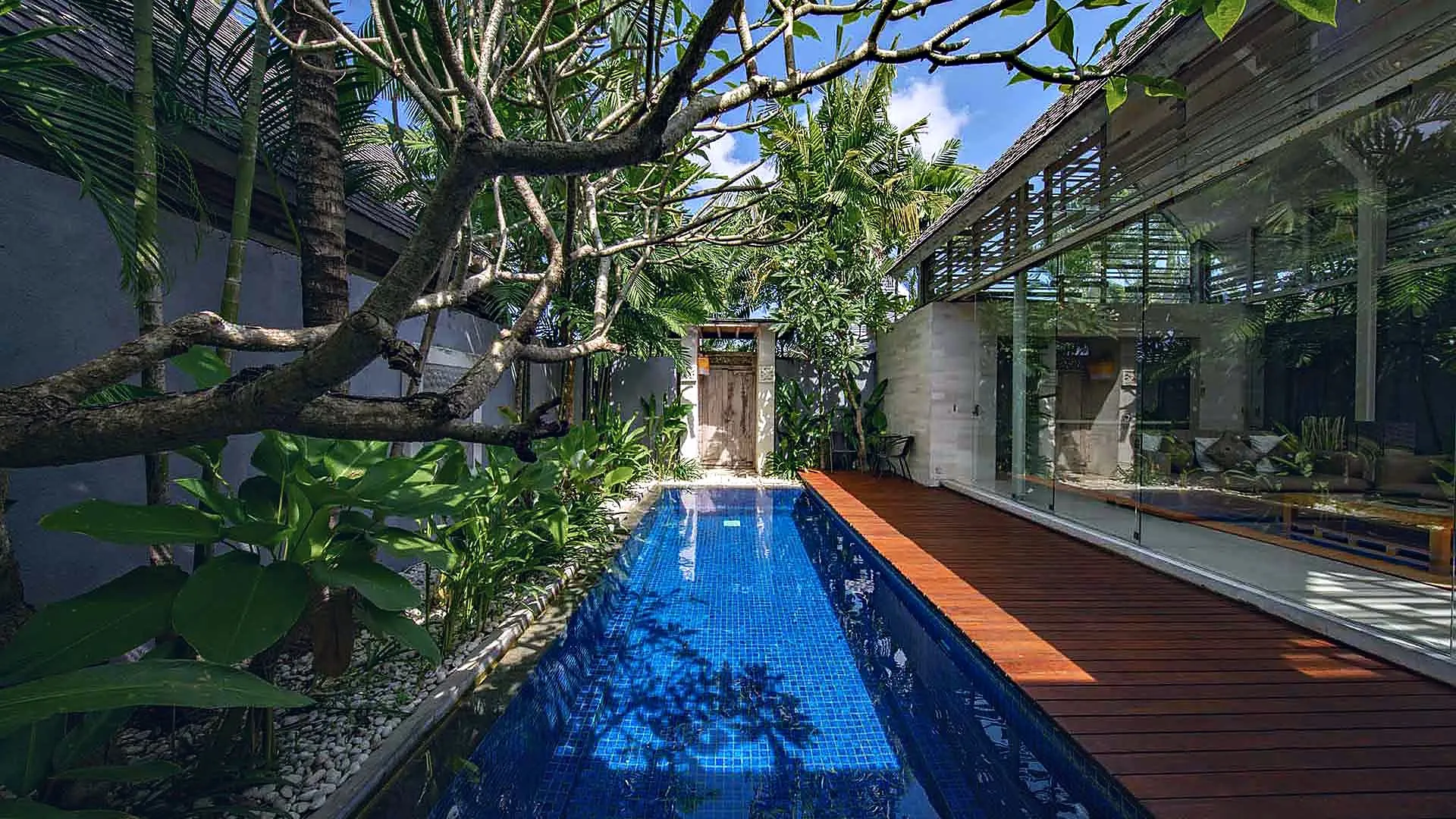 Delt studievilla med pool på Bali